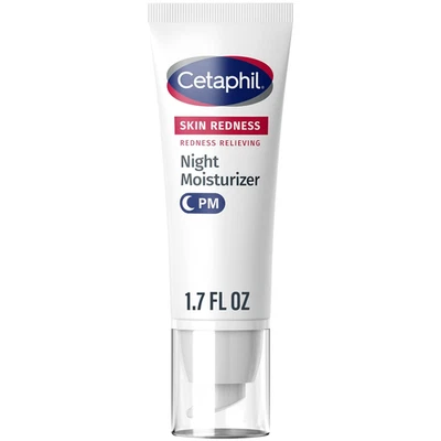 CETAPHIL Night Cream, Redness Relieving Night Moisturizer for Face, 1.7 Fl Oz... - image 1 of 4