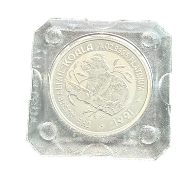 Australia 1991 Platinum 1/4 oz $25 UNC Koala - Image 1 of 2