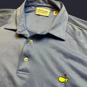 Vintage Masters golf performance light blue polo shirt size large - Picture 1 of 5