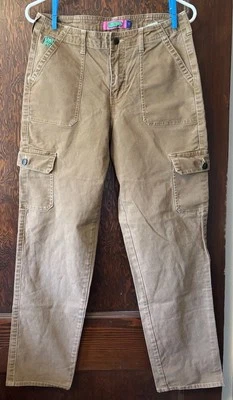 Pantalones de skate Empyre Twill cargo para mujer junior talla 7 color caqui tostado Foto 1 de 4