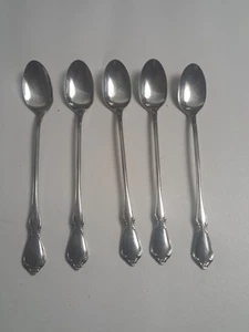 5 Eisteelöffel Oneida CHATEAU Oneidacraft Deluxe Edelstahl glänzend Besteck - Bild 1 von 5