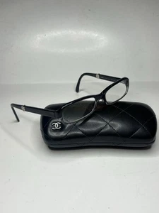 Chanel 3174 c.1175 Eyeglasses Full Rim Black Frames Only With Case 51-16-135 - Picture 1 of 19