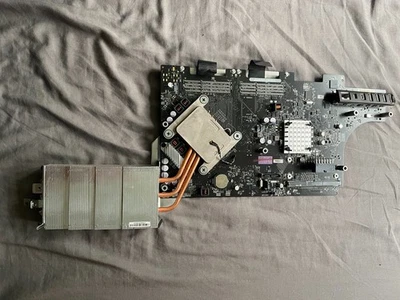 Apple iMac 27" Late 2009 A1312  Motherboard CPU and Heatsink - Image 1 of 3