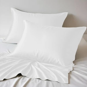 LINENWALAS 100% Organic Bamboo Pillowcase Set of 2 Soft Bamboo Silk Covers 50x75 - Picture 1 of 5