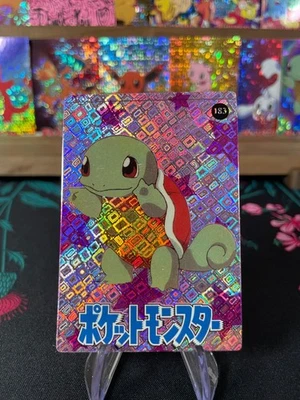 Adesivo de venda automática Squirtle #183 Pokémon vintage prisma quase perfeito vendedor dos EUA - Imagem 1 de 2