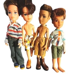 Lote 4 muñecas MGA Bratz Boyz Dollz Boys - Imagen 1 de 7