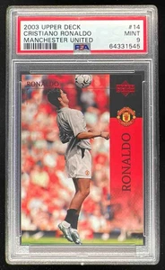2003 Upper Deck Manchester United #14 Cristiano Ronaldo PSA 9 - Picture 1 of 2