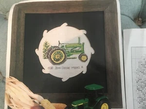 1938 John Deere Tractor Model A Counted CROSS STITCH PATTERN Chart - Picture 1 of 3