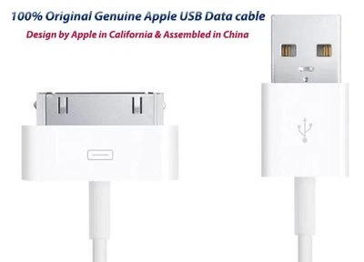 OEM Authentic Original  30Pin USB Data Sync Cable Charger Apple iPad 1 2 3 - New - Image 1 of 4