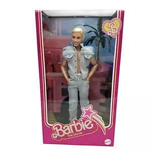Barbie The Movie Collectible Ken Doll Wearing Denim Matching Set (NEW IN BOX) - Picture 1 of 8