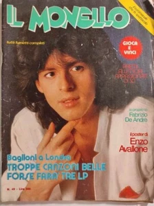 Il Monello 1980 n 49  Rivista - Fabrizio de André- C.Baglioni - Imagen 1 de 1