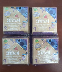 NEW 4x Disney Feed Me Stitch Series 2 Collectible 2" Mini Figure Blind Bag Box - Picture 1 of 2