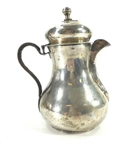 Antike orientalistische spanische Valencia Sterlingsilber Kaffeekanne arabischer Einfluss - Bild 1 von 9
