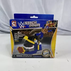NEW WWE STACKDOWN REY MYSTERIO'S SPRINGBOARD SPLASH BRICK SET C3 65PC 2014 RARE - Picture 1 of 7