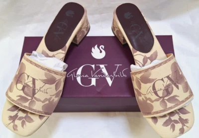 NEW in Box Gloria Vanderbilt Gladys Slip‑On Block Heel Sandals Size 8 Stylish - Image 1 of 4