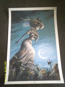 DANIEL MAGHEN AFFICHE TIRAGE SUR PAPIER EPAIS VICOMTE LA LUNE NUMEROTEE SIGNEE - Imagen 1 de 1