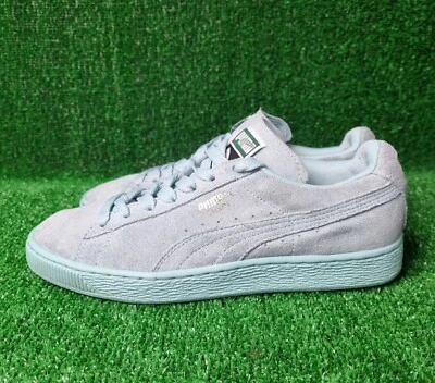 Puma Suede Classics Trainers Mint Green UK Size 6 - Image 1 of 4