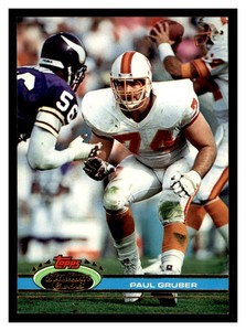 1991 Topps Stadium Club #214 PAUL GRUBER Tampa Bay Buccaneers