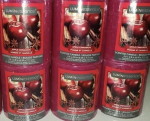 6 Stück Luminessence Apfel Zimt Stumpenkerzen, toller Duft!  Je 7 Unzen  - Bild 1 von 1