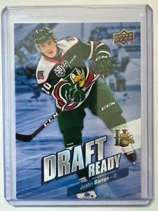 2019-20 UD CHL Hockey - Draft Ready - Justin Barron #DR-6 (MULTIPLE QTY.)