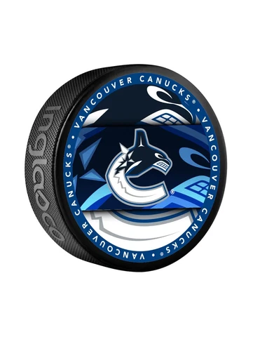 Vancouver Canucks Official NHL Medallion Collector Series Souvenir Hockey Puck Cover