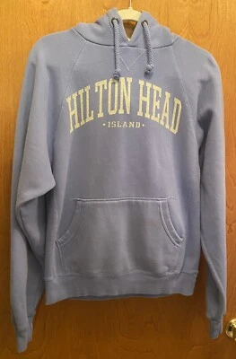 WOMEN'S HILTON HEAD ISLAND BLUE HOODIE SWEATSHIRT, SZ. SM. BY BLUE 84 VGG - Изображение 1 из 4