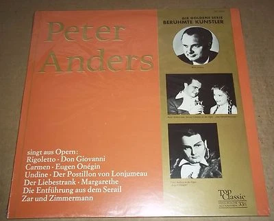 PETER ANDERS Opera Arias - Top Classic TC-9045 SEALED - Image 1 of 2