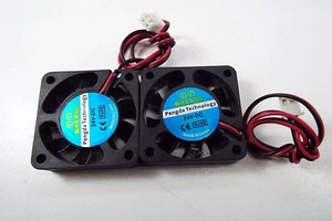 VENTILADOR DE REFRIGERACIÓN CAJA DE CC X2 24V 40X40X1OMM SIN ESCOBILLAS JST 2 PINES 2.54 CONECTOR 3D EE. UU. - Imagen 1 de 13