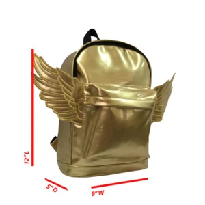 Mini mochila/cartera de moda de 12" para niños con alas de ángel - Imagen 1 de 18