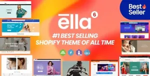 Shopify Theme Ella Fast & Pro E-Commerce Shop - Bild 1 von 1