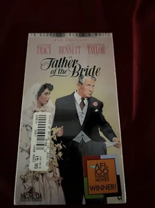 Father of the Bride 1950 Elizabeth Taylor Black & White VHS (MGM) SEALED - Picture 1 of 4