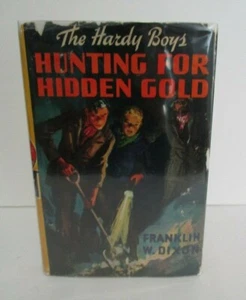 Hardy Boys # 5 HUNTING FOR HIDDEN GOLD by Franklin W. Dixon, in DJ - Picture 1 of 5