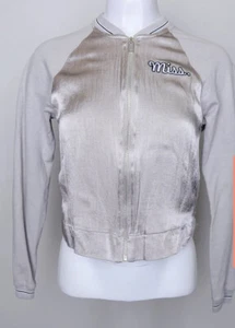 Chaqueta Ligera Bombardero Universitario Bordada Brillante de Colección PULL & BEAR - Imagen 1 de 3