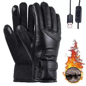 Guantes Eléctricos Calefacción Batería Recargable Mano Cálidos A Prueba de Viento Térmicos Invierno - Imagen 1 de 12