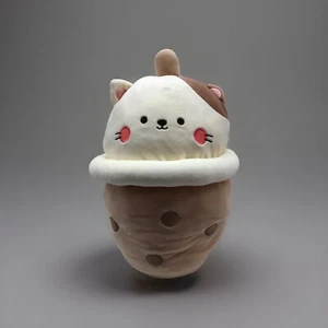 MINISO Calico Cat Boba Milk Tea Plush 15" - Picture 1 of 4
