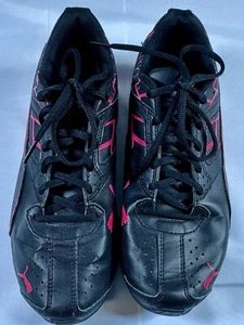 PUMA Tazon 6 Graphic Womens Low Black Red W Size 10 - Picture 1 of 6