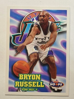 1997-98 Hoops #152 Bryon Russell ~ Utah Jazz - Image 1 of 2