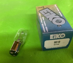 EIKO NO.81018 6V 12W DOUBLE CONTACT LAMP BULB - Picture 1 of 1