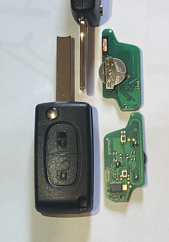 Clé Vierge CE0523 ASK 207 307 308 807 C8 C4 Picasso Jumpy Expert HU83 Rainures