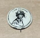 RARE ANT1QUE litho Adlai Stevenson 1950s pres. political campaign button pin