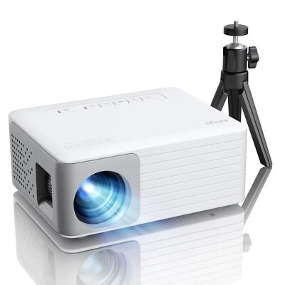 Mini Proiettore, AKIYO O1 LED Video Proiettore Portatile, Supporto Full HD 1080P - Immagine 1 di 4