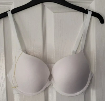 Sujetador acolchado con cable para mujer - blanco - talla 36C Foto 1 de 4