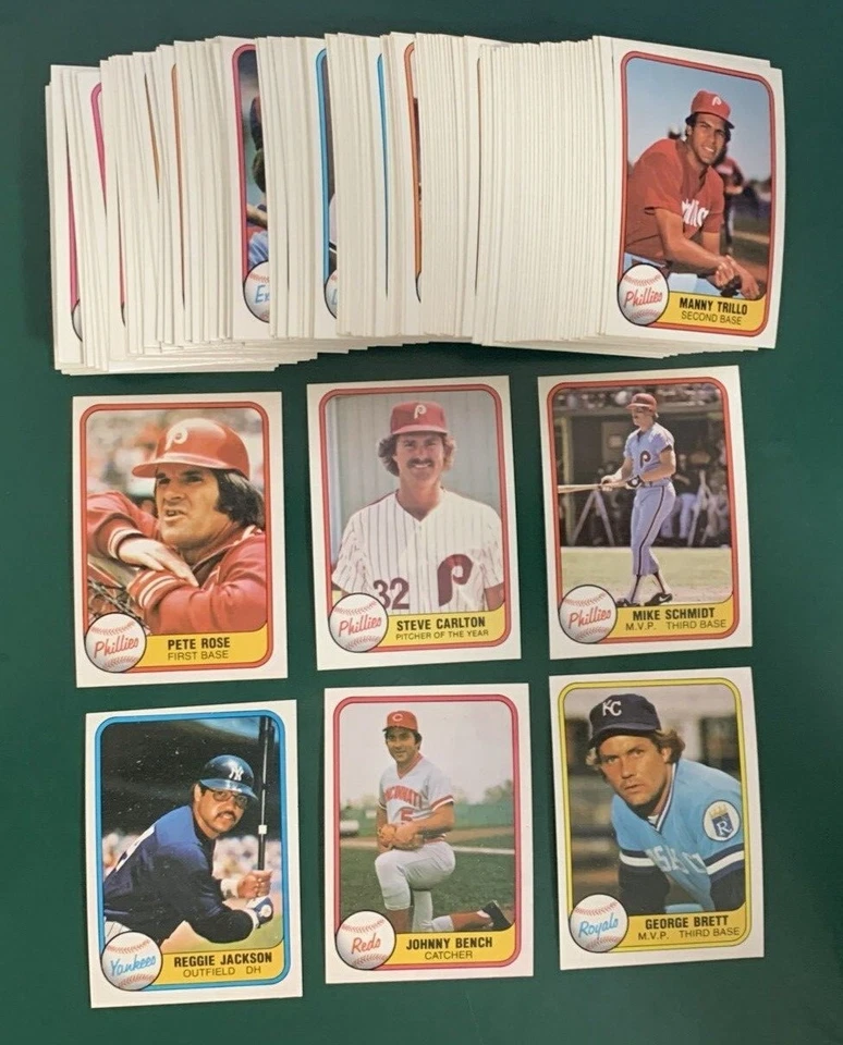 1981 Fleer Baseball SET BREAK - stars, commons, Hall of Famers, rookies #1-220 - Image 1 of 1