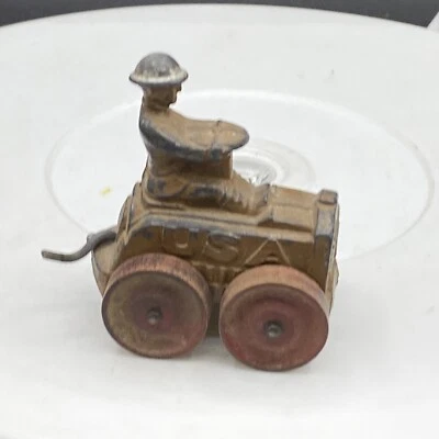 1930s Toy Military Tractor - Image 1 of 4