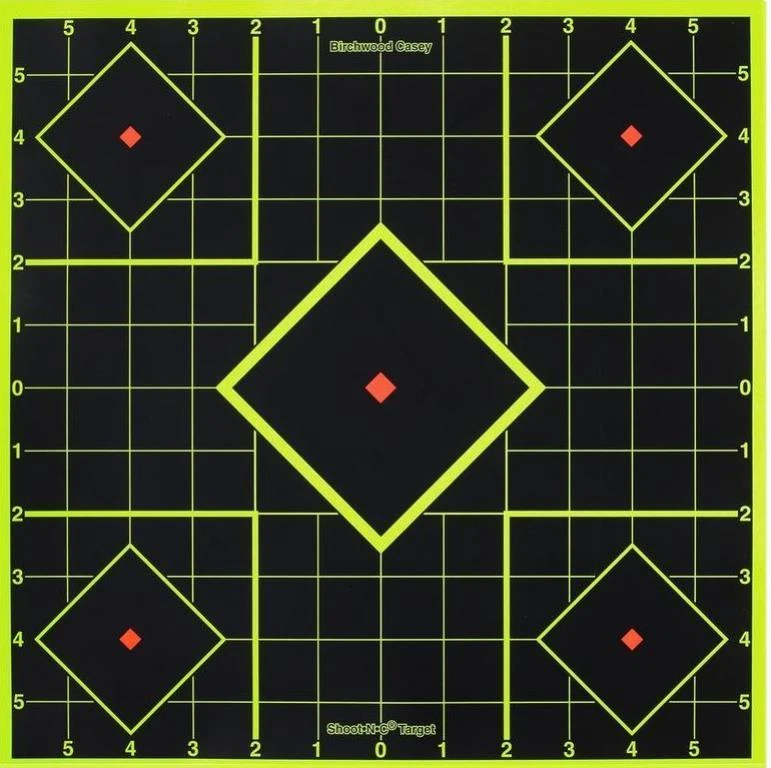 Paquete de 6 miras autoadhesivas Birchwood Casey 8" Shoot-N-C Foto 1 de 1