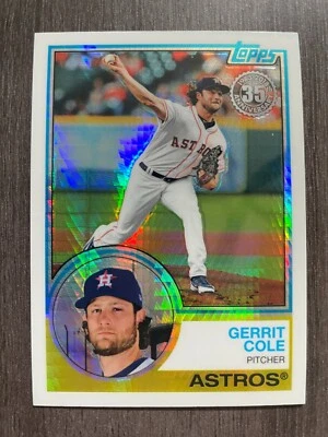 2018 Topps Silver Pack Gerrit Cole Hyper Prism Refractor #113 - Image 1 of 2