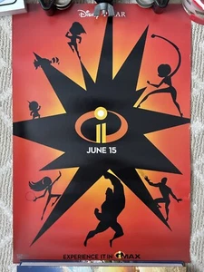 Die Unglaublichen 2 Original Filmposter 13”x19” Memorabilia Pixar Disney - Bild 1 von 1