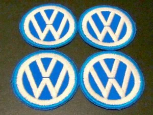 Volkswagen VW Emblem As Patch 4 Piece Set ORIGINAL - Picture 1 of 1