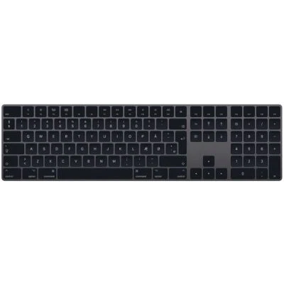 Apple Magic Keyboard with Numeric Keypad Danish - Space Gray - MRMH2DK/A - Image 1 of 4
