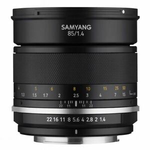 Samyang 85mm F1.4 Mk2 Manual Focus Lens for Canon DSLR Cameras 22991 - UK Seller